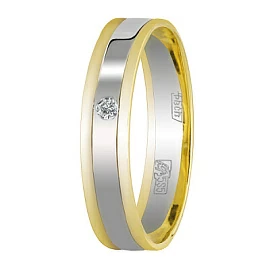 Кольцо обручальное 10-515-ЖБ золото