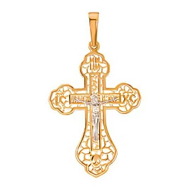 Крест христианский КР-121 золото