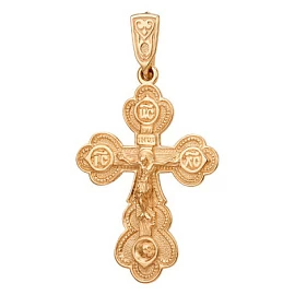 Крест христианский 715597-1000 золото Полновесный