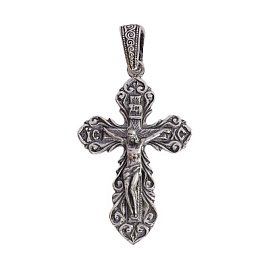 Крест христианский кр-66 серебро Полновесный