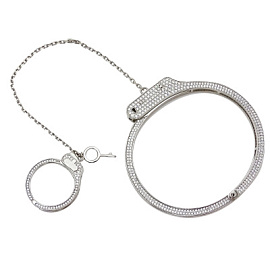 Браслет G16-CZ-3939BL серебро наручники