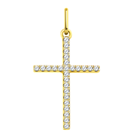 Крест декоративный л3291 золото