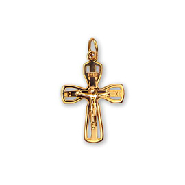 Крест христианский КР-093 золото
