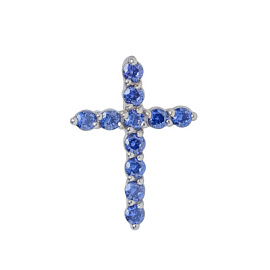 Крест декоративный 51-72-000257-306 серебро