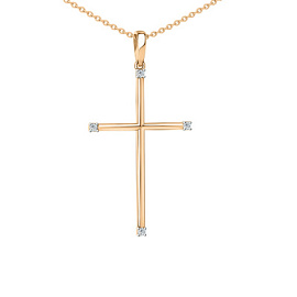 Крест декоративный 01-418436 золото