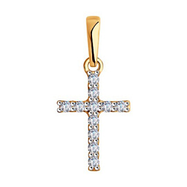 Крест декоративный 036455 золото