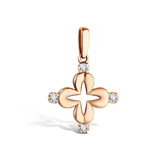 Подвеска 2б-30-1502-70 золото Клевер