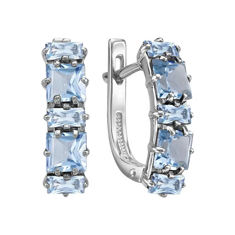Серьги дорожка С222-8286Т золото