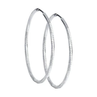 Серьги конго 94140085 серебро
