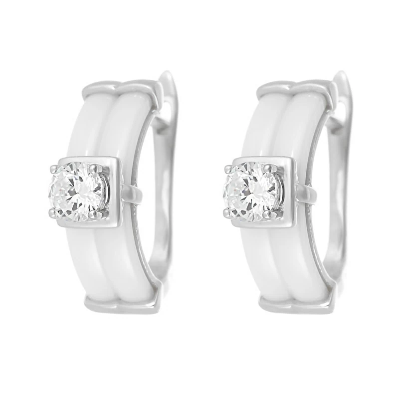 Серьги TC-E00707-W-W-W-X-X серебро