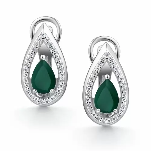 Серьги 02-4442.00АГ-00 серебро Капля
