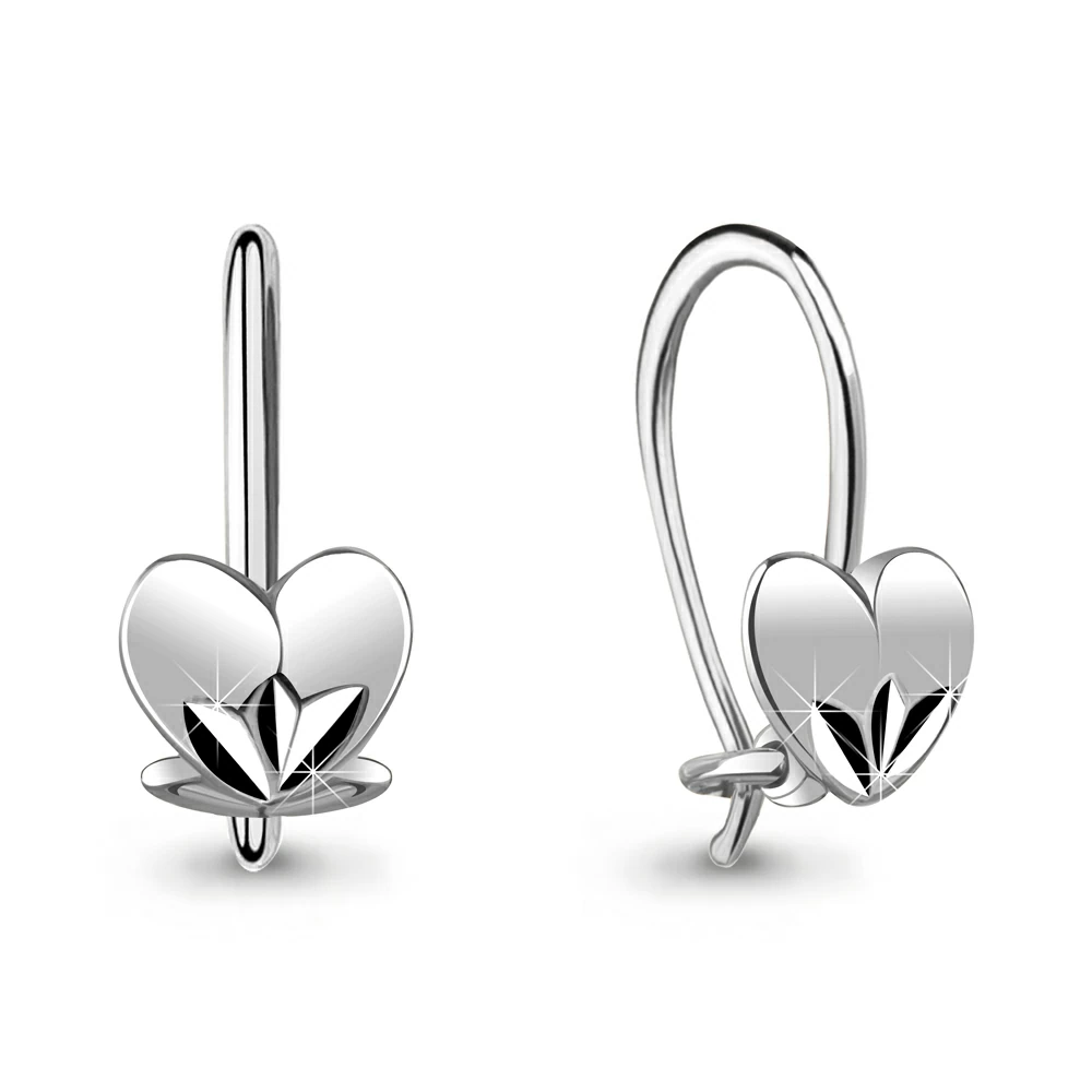 Серьги 30924.5 серебро Сердце