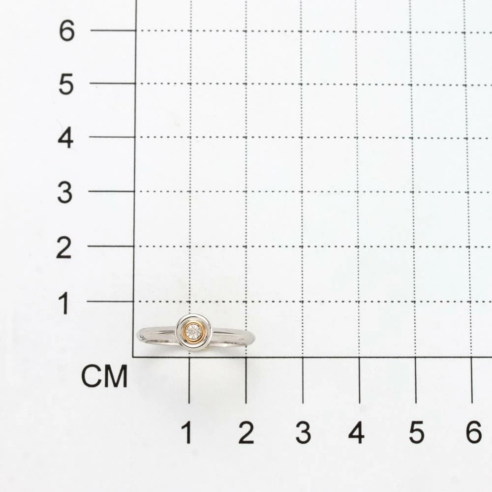 Кольцо 1 камень 01-3012.000Б-00 серебро