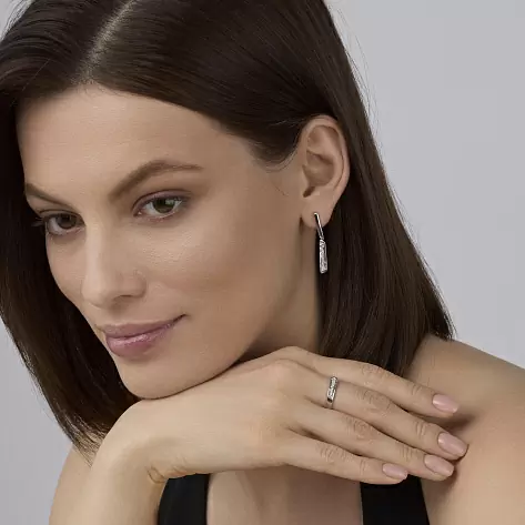 Серьги подвесные 26317-200 золото_2