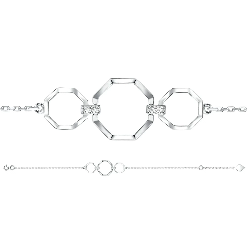 Браслет 90-68-0033-00 серебро