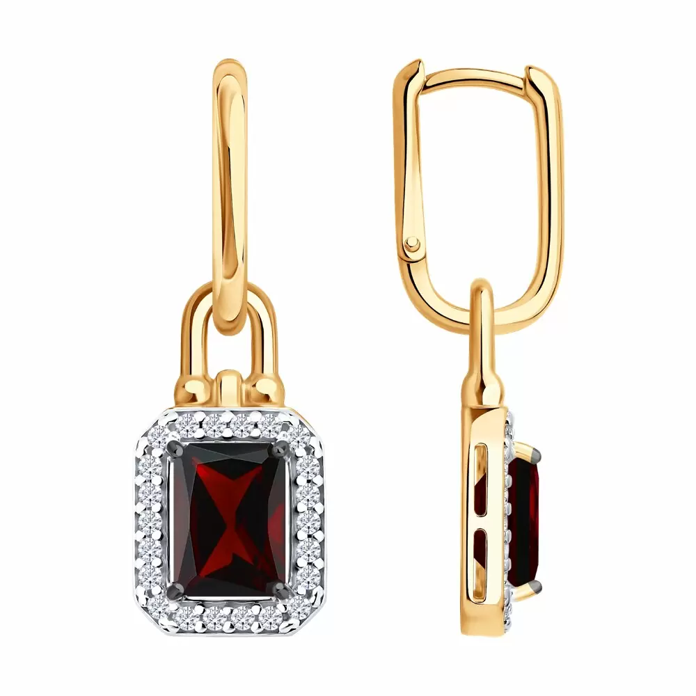 Серьги подвесные 92025376 серебро_0