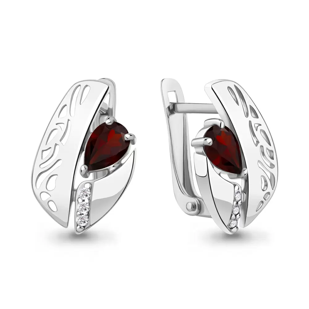 Серьги 4960703А.5 серебро