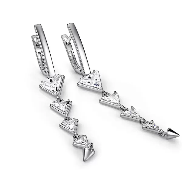 Серьги подвесные 02-4754.00КЦ-00 серебро_1