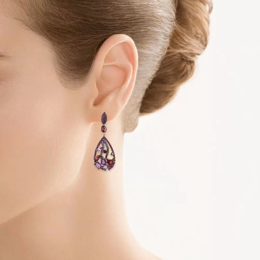 Серьги подвесные 78500071573П золото