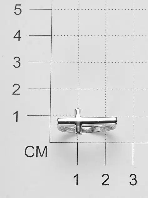 Кольцо 01-3691.0000-00 серебро Крест