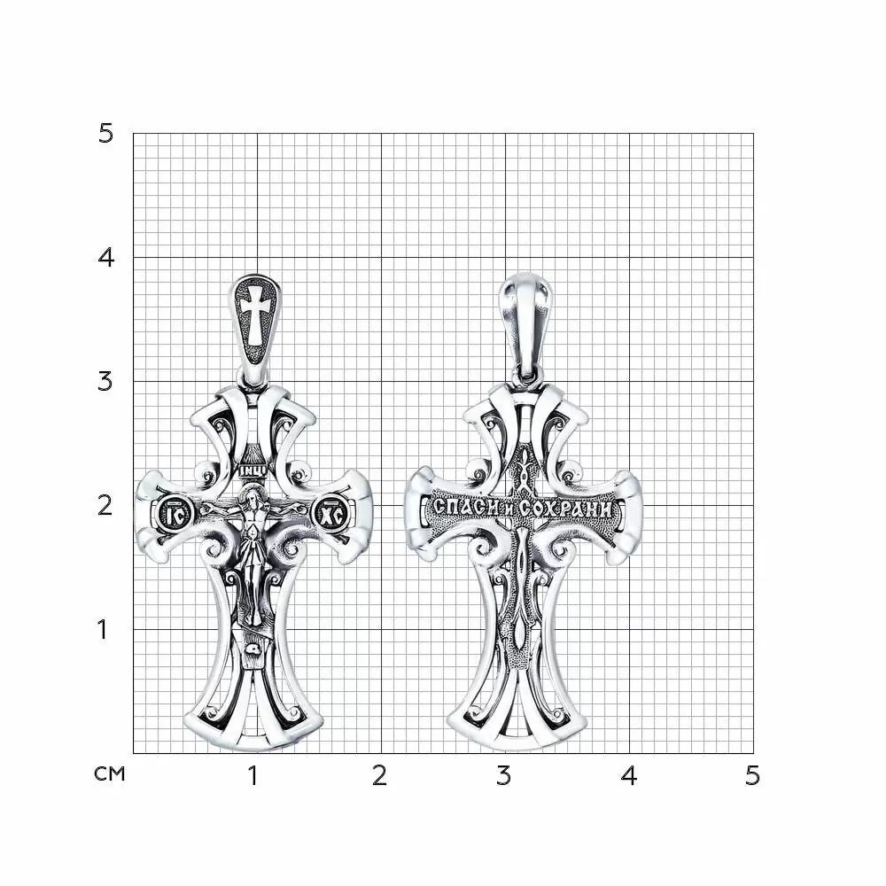 Крест христианский 95120067 серебро