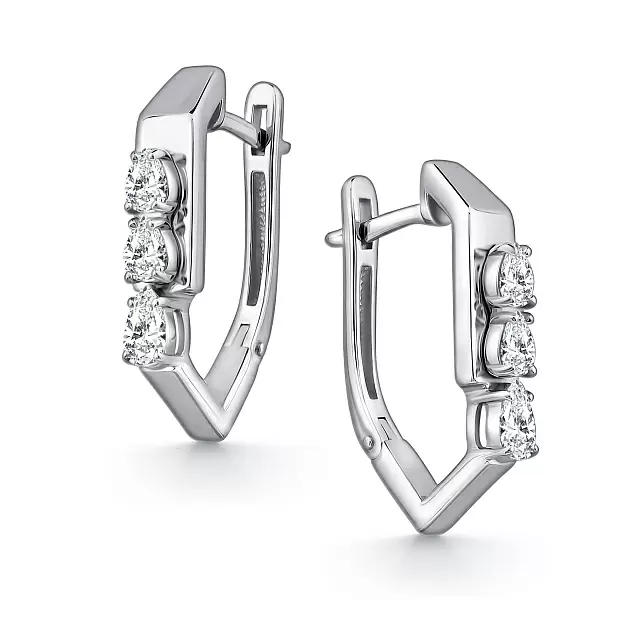 Серьги 02-5095.00КЦ-00 серебро