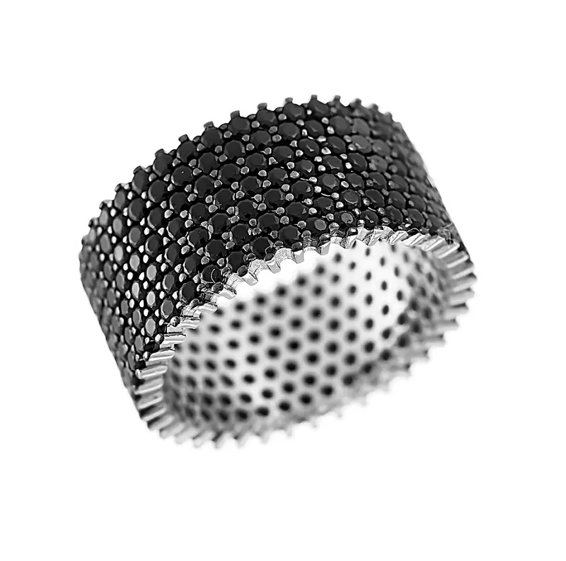 Кольцо дорожка SL-R01317-X-WB-X-X-B серебро