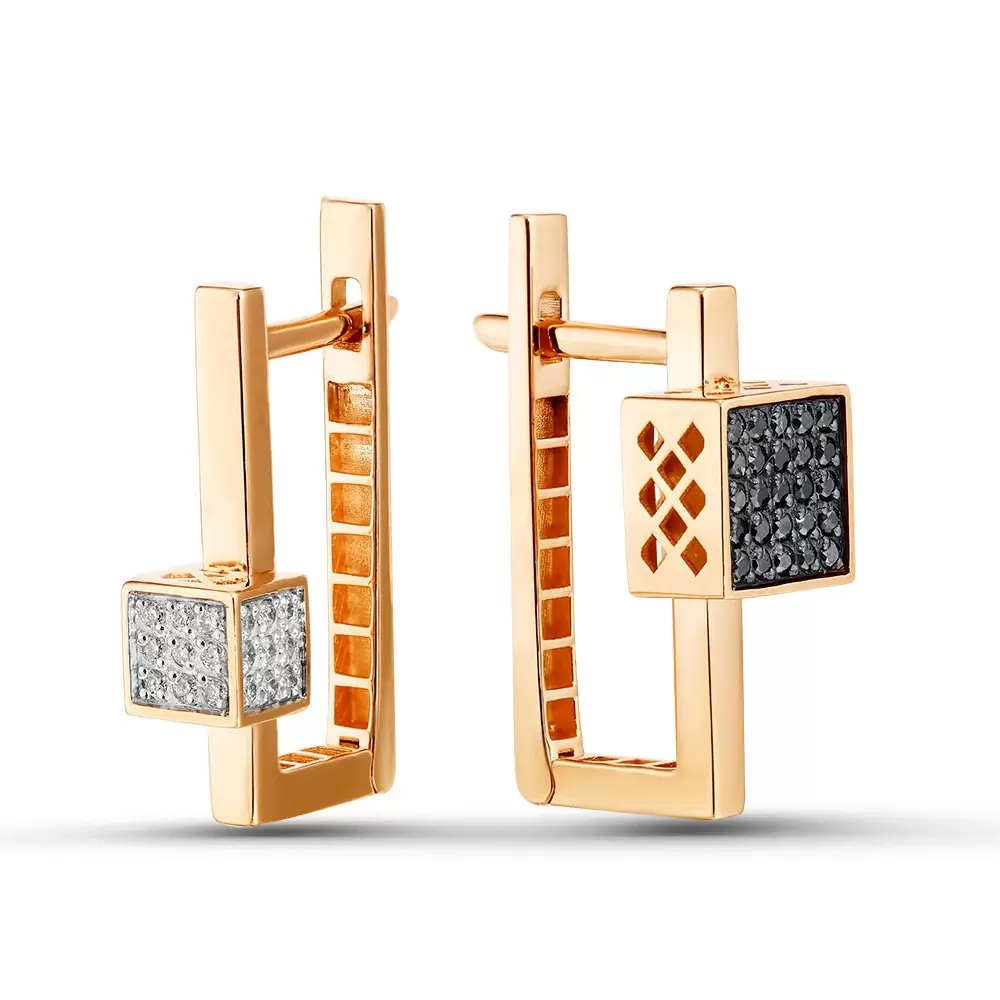 Серьги 02-P0530-01-040-07-02 золото