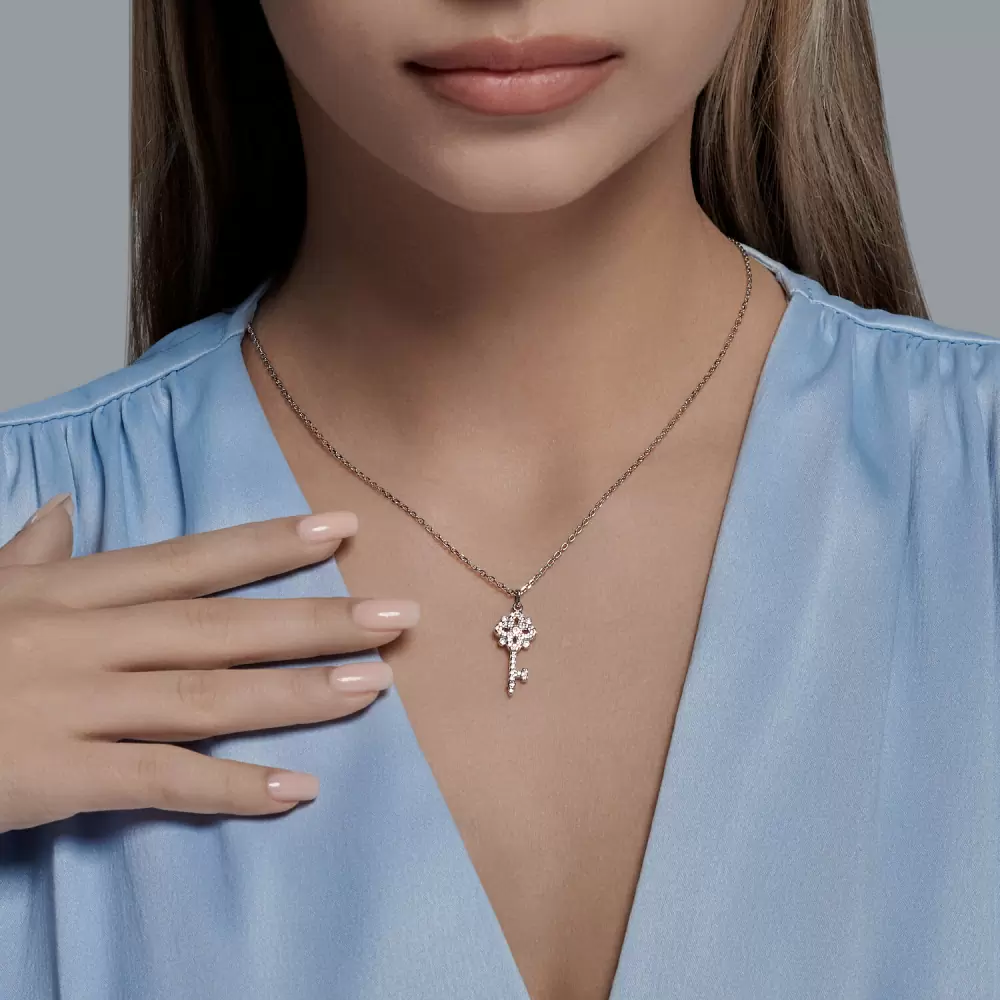 Подвеска 94032952 серебро Ключ