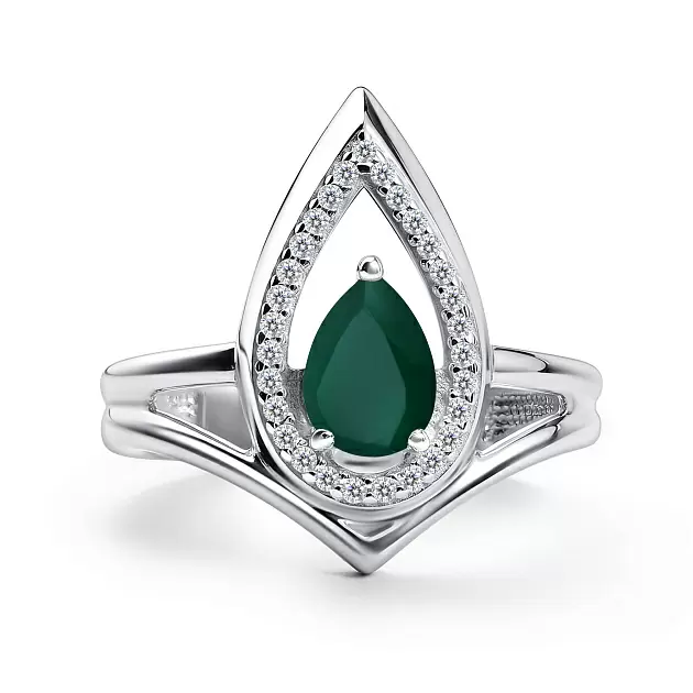 Кольцо 01-4442.00АГ-00 серебро
