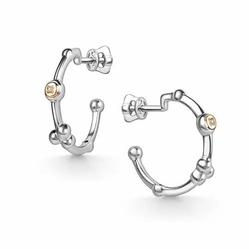 Серьги конго 02-5363.000Б-00 серебро
