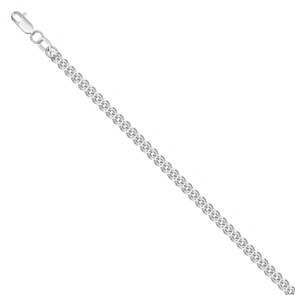 Цепь НЦ22-200-3 d0.50 серебро Полновесная