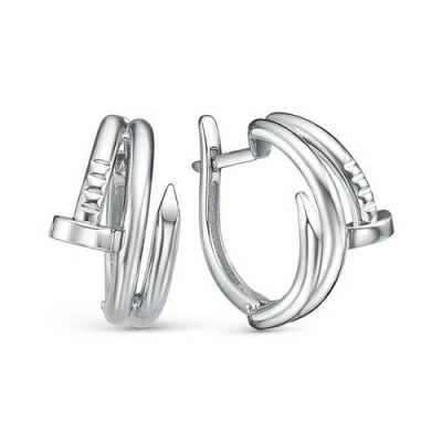 Серьги с2205302 серебро Картье Гвоздь