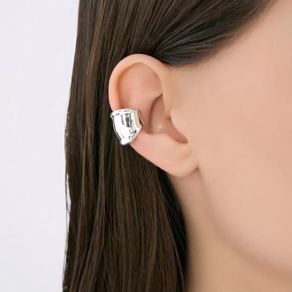 Серьги кафф 94170430 серебро Тиффани_1