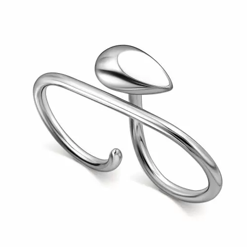 Кольцо 01-5098.0000-00 серебро Капля_0