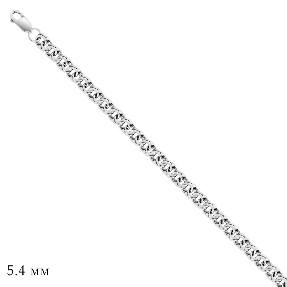 Цепь НЦ22-056Ю-3 d0.80 серебро Полновесная