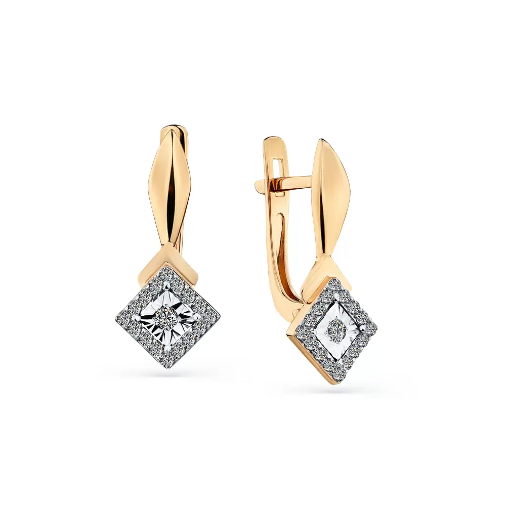 Серьги 2-408328-01-00 золото