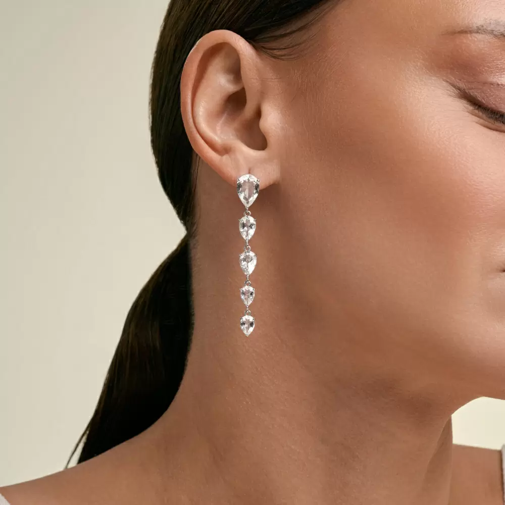 Серьги подвесные 92025379 серебро_1