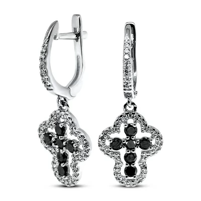 Серьги подвесные 19-12-3000-07618 золото
