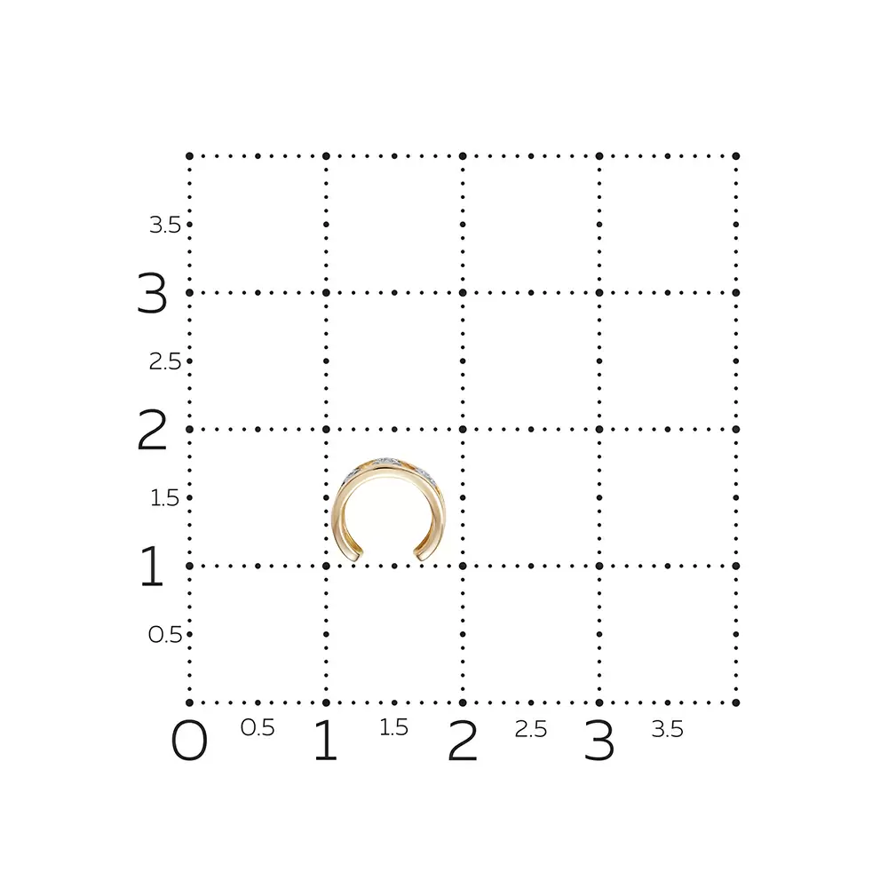 Серьги 41414-151-01-01 золото