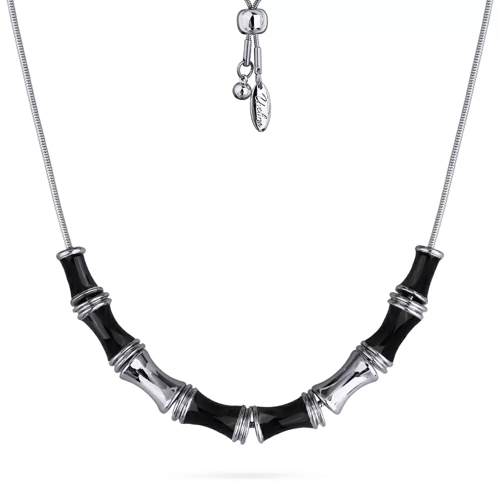 Колье галстук BS050400RB-00N ювелирный сплав бамбук_0