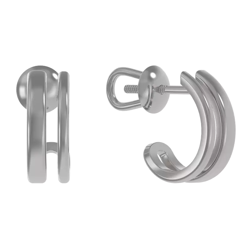 Серьги 1036802-00000 серебро