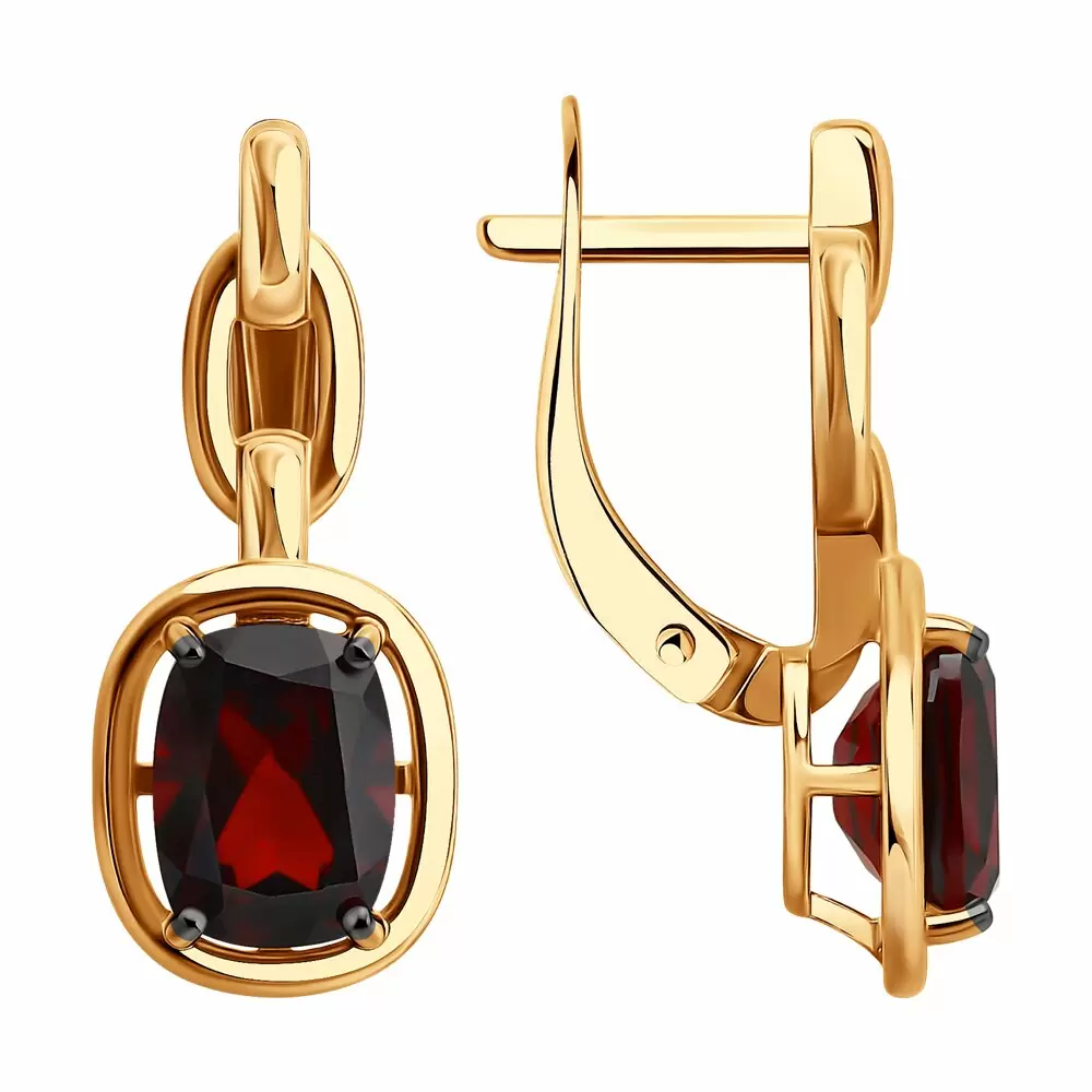 Серьги 92025381 серебро