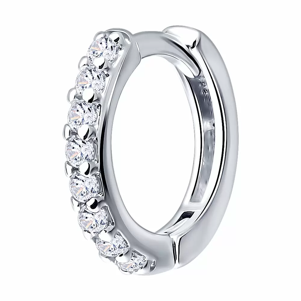 Серьги серьга одиночная 94170476 серебро