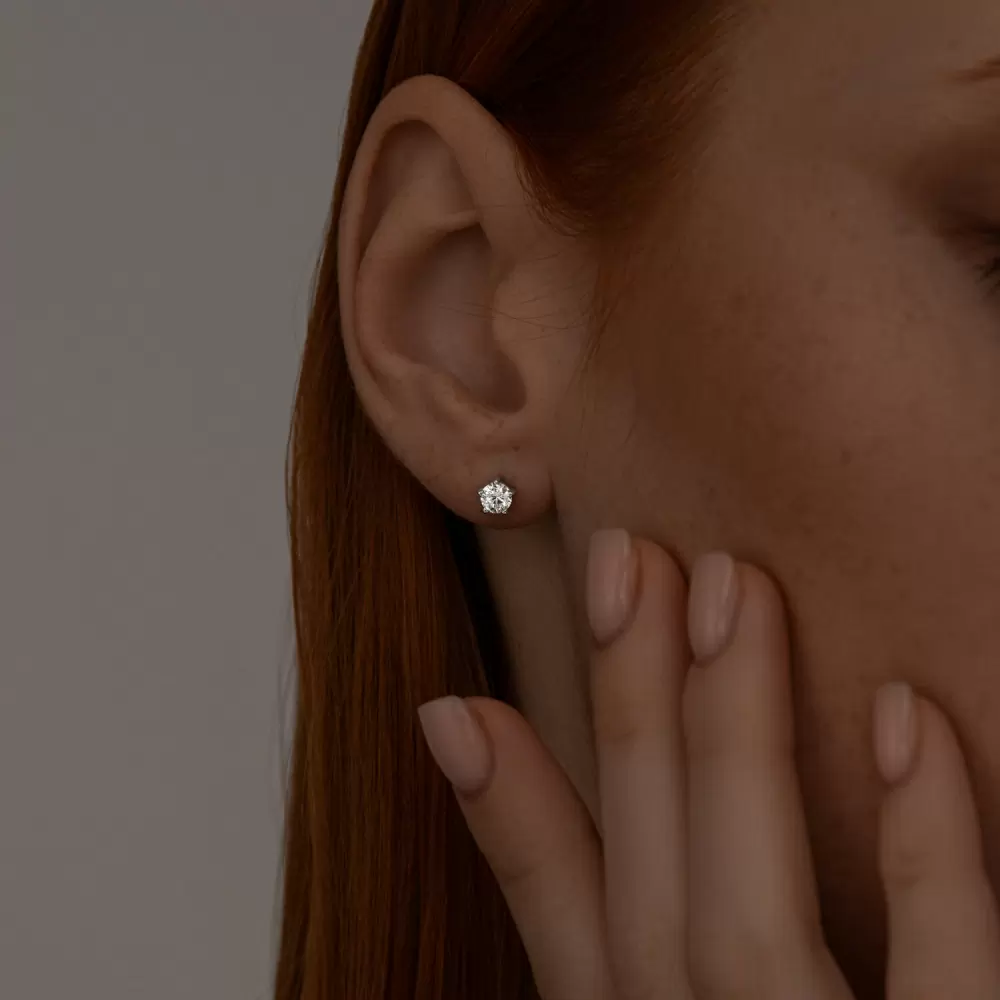 Серьги пусеты 94021687 серебро_1