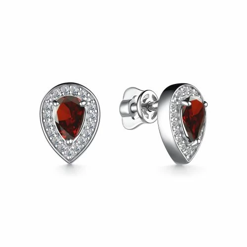 Серьги пусеты 02-3484.00ГР-00 серебро