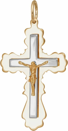 Крест христианский ПШ0088 золото