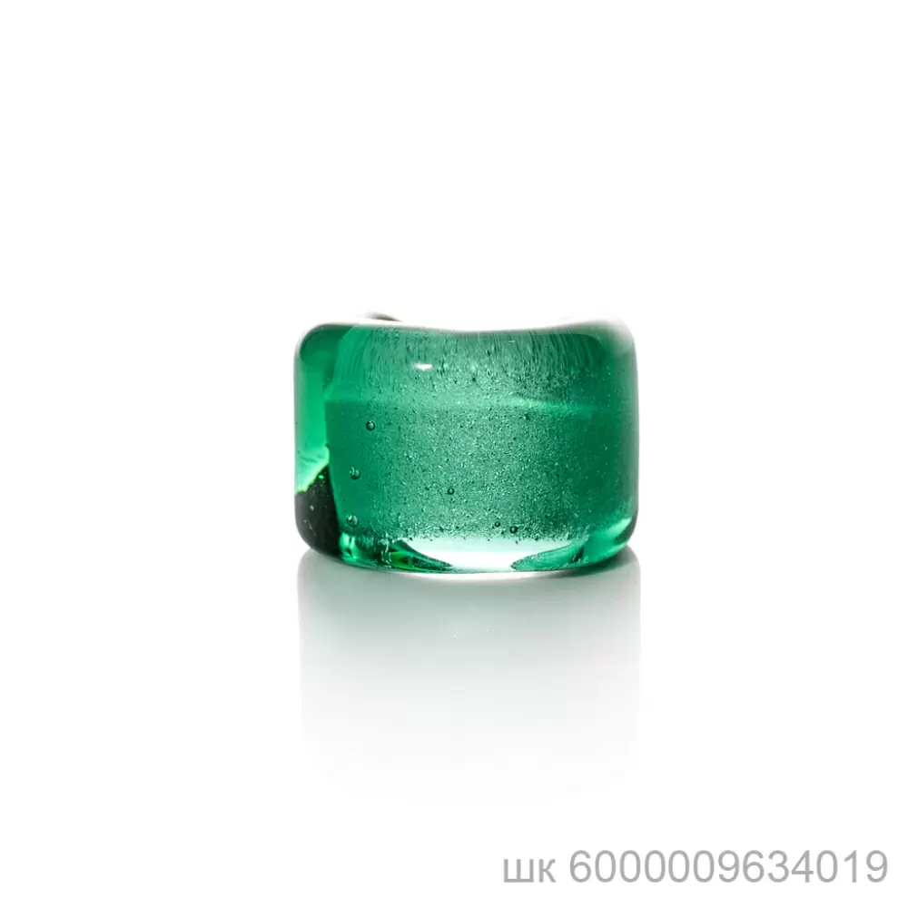 Серьги кафф 00-00000043 зел бижутерный сплав