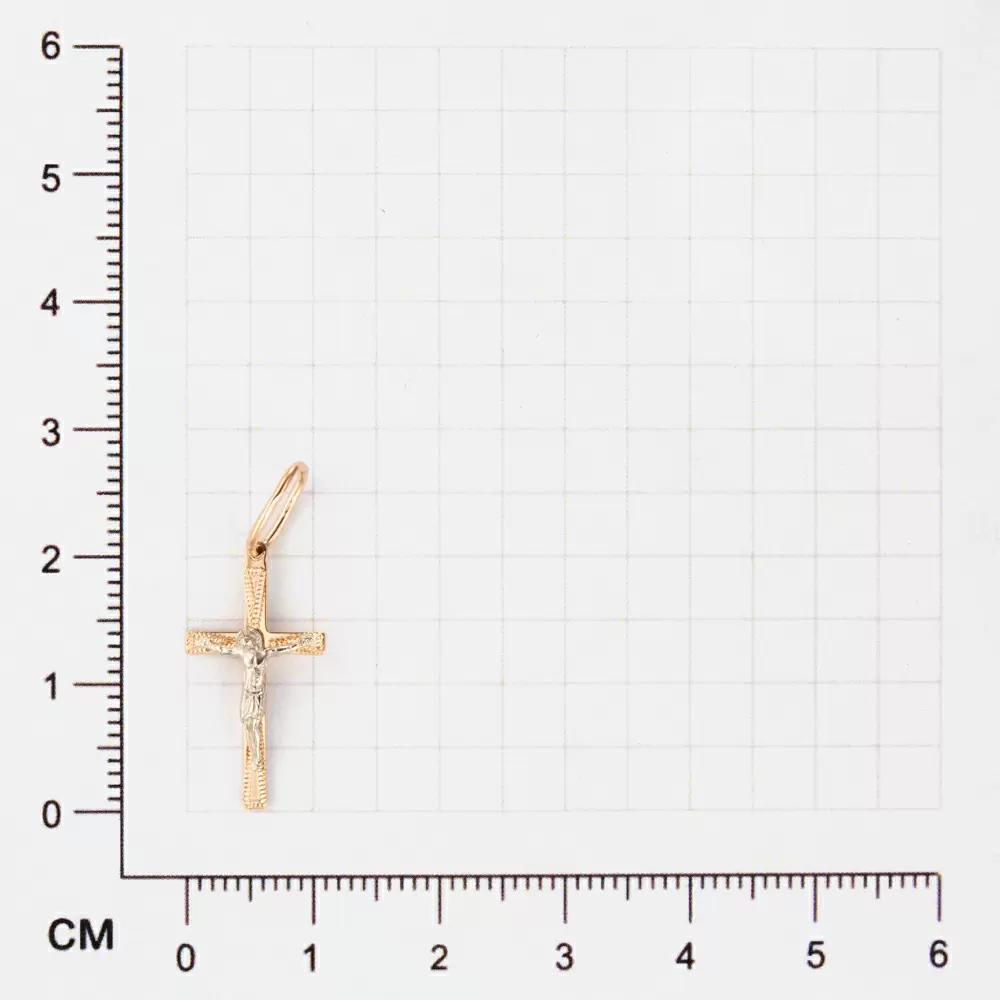 Крест христианский 102-ИХ-18.09-02 золото