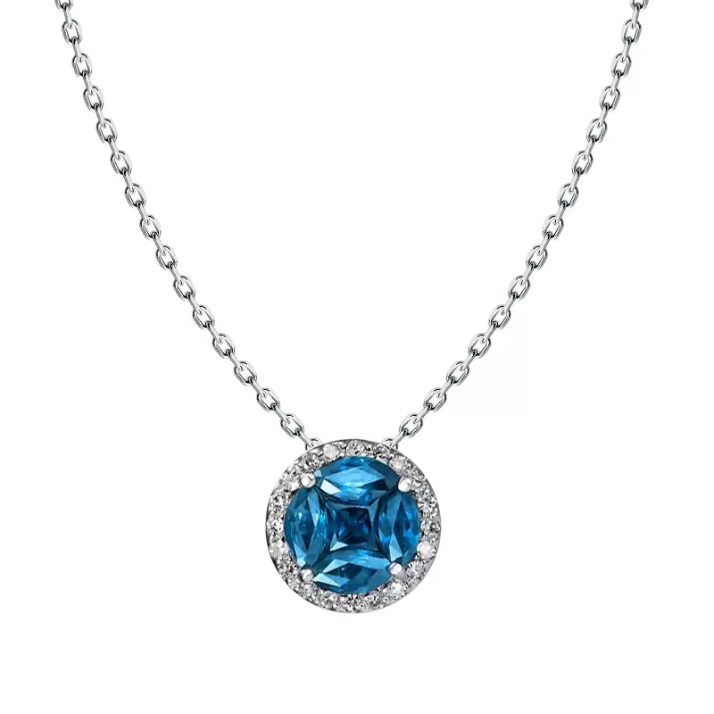 Колье 63406 серебро
